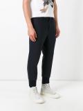gathered ankle tailored trousers