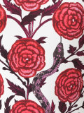 rose print shift dress