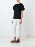 ruffled sleeve top