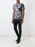 slim-fit zipper detailing jeans