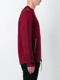 zipped pockets sweatshirt 