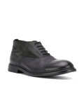 distressed lace-up shoes