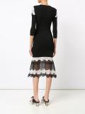 embroidered details dress