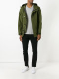 Hooded parka jacket