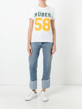 varsity print T-shirt
