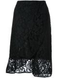 lace front wrap skirt