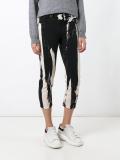 tie dye cropped jeans 