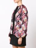 floral crochet panel blouse