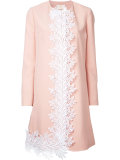 embroidered detail coat 