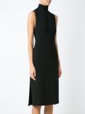 sleeveless midi dress