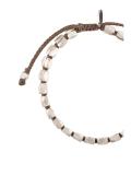 'Silver Beads On Cord' bracelet