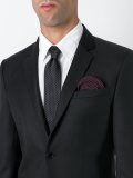 polka dot embroidered tie  