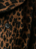 leopard print shearling coat