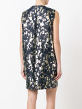 sleeveless jacquard dress