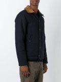 shearling bomber jacket