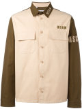 logo contrast shirt 