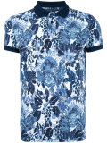 floral print polo shirt 
