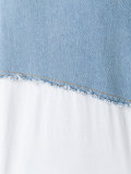 frayed denim tank