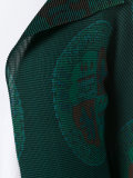 patterned open cardigan