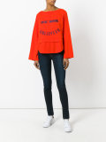wide sleeve layered top