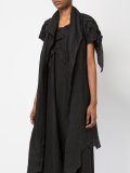 shawl lapel asymmetric jacket