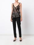 lace panelled camisole