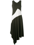 asymmetric panel dress 