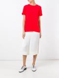 ribbed hem skirt