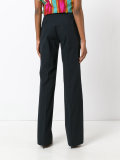high-waisted trousers