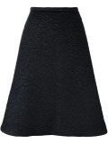 cloqué A-line skirt