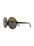 oversized round sunglasses