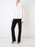 pleated trim jacket 