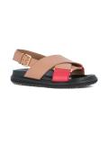 crossover Fussbett sandals