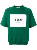 logo print sweatshirt 