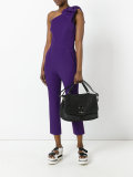 one shoulder cropped jumpsuit