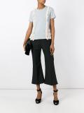 frill detail T-shirt