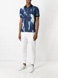 splatter polo shirt