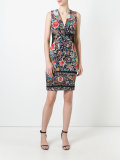 floral print fitted dress