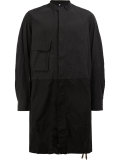 concealed placket coat