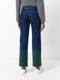 cropped flared jeans