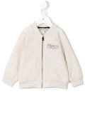 zipped bomber jacket 