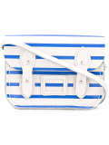 stripe tiny satchel