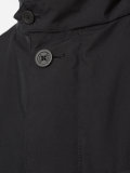 buttoned mid-length coat