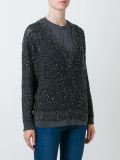 textured grained sweater