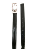 flecked buckle belt