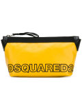 two-tone logo wash bag