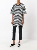 striped oversized T-shirt
