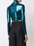 turtleneck cropped top 