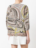paisley print blouse