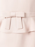 pleated trim dress 